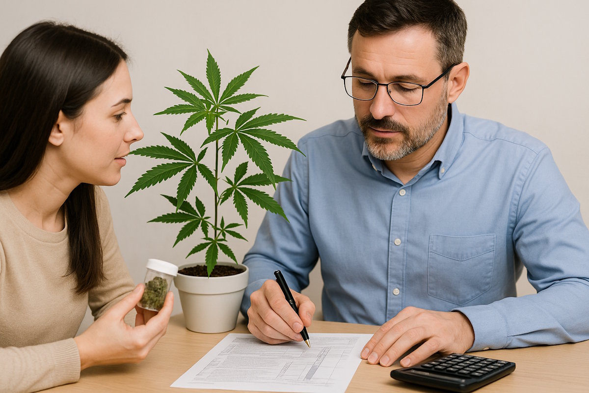 medical marijuana client with tax planning professional Medical Marijuana Accounting